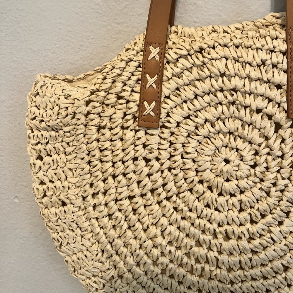 Straw Tote Bag